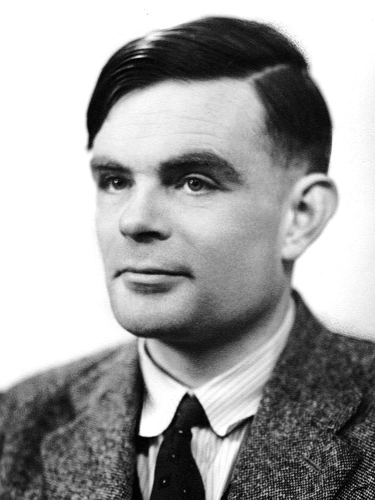 Alan Turing (1912-1954), matemático britânico que propôs o teste em 1950. Fonte: Wikimedia Commons
